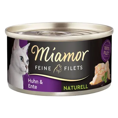 Miamor Feine Filets Naturell kuřecí a kachní maso 48× 80 g