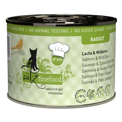 catz finefood Ragout No.605 losos & divoká kachna 6 × 190 g