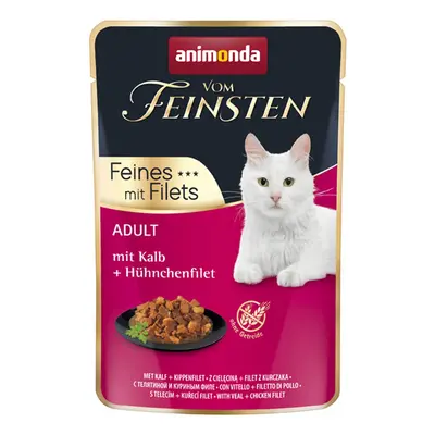 Animonda Vom Feinsten Adult jemné filety z telecího a kuřecího masa 36x85g