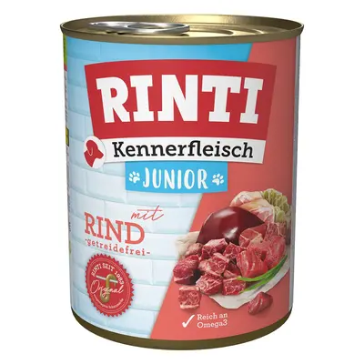 Rinti Kennerfleisch JUNIOR s hovězím masem 24 × 800 g