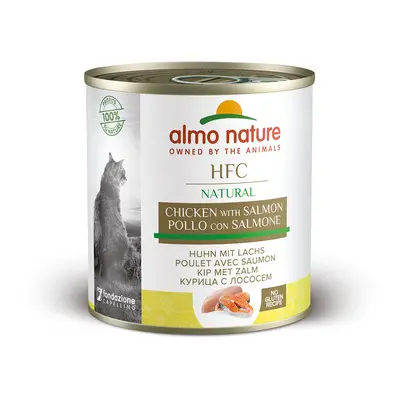 Almo Nature HFC Natural Cat s kuřecím masem a lososem 12 × 280 g