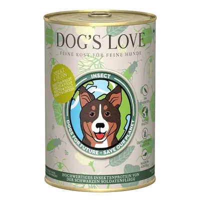 Dog's Love HMYZ A KUŘE 6 × 400 g