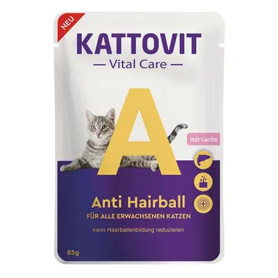 Kattovit Vital Care Anti Hairball Pouches 12 × 85 g