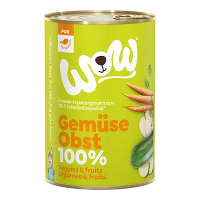 WOW s čistou zeleninou & ovocem 6 × 400 g