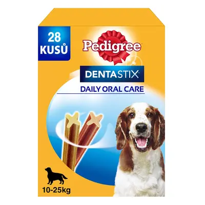 Pedigree pochoutka DentaStix Medium 28 ks