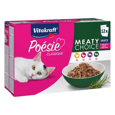 Vitakraft Poésie Classique Meaty Choice Sauce 12× 85 g