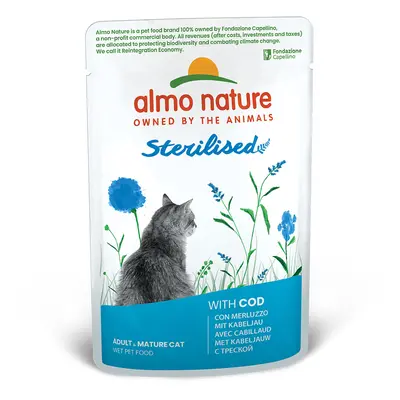 Almo Nature Holistic Sterilised treska 30 × 70 g