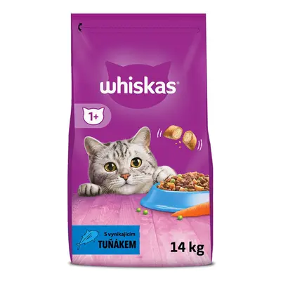 Whiskas granule s tuňákem pro dospělé kočky 14kg