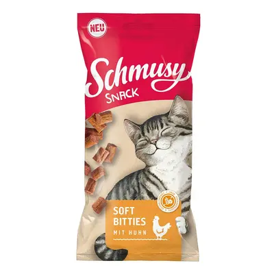 Schmusy Snack Soft Bitties pamlsky s kuřecím masem 60 g