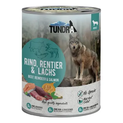 Tundra Dog hovězí, sobí a losos 12 × 800 g