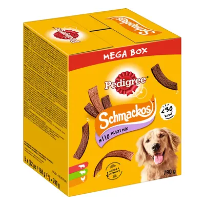 PEDIGREE Schmackos Mega Box Multi Mix 5 × 158 g