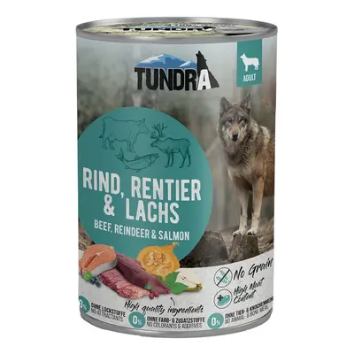 Tundra Dog hovězí, sobí a losos 6 × 400 g