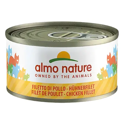 Almo Nature Cat Megapack s kuřecím filetem 6 × 70 g