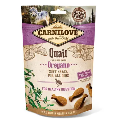 Carnilove Dog – Soft Snack – křepelka s oreganem, 200 g