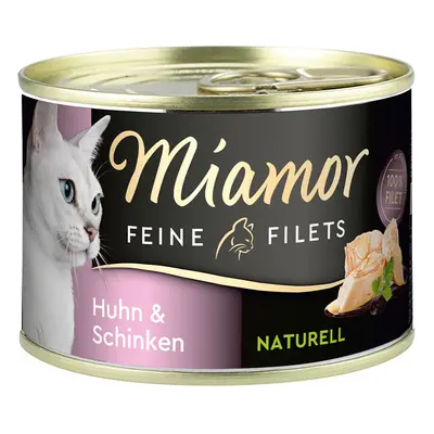 Miamor Feine Filets Naturell kuře a šunka 24 × 156 g