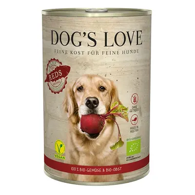 DOG'S LOVE BIO Reds Vegan 12 × 400 g