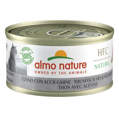 Almo Nature HFC tuňák s mladými sardelemi 6× 70 g