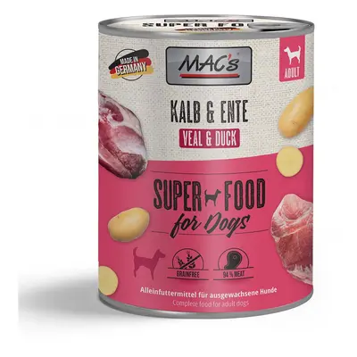 MAC's Dog telecí a kachna 24 × 800 g