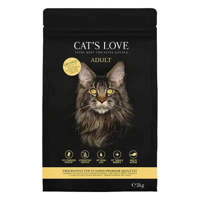 CAT'S LOVE granule Adult drůbeží 2 kg