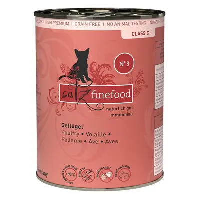 catz finefood Classic N° 3 – drůbež 6 × 400 g