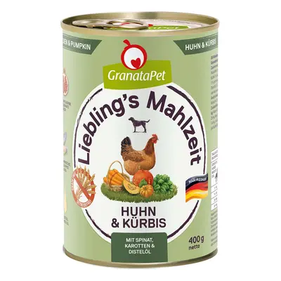 GranataPet Liebling’s Mahlzeit kuřecí maso a dýně 6× 400 g