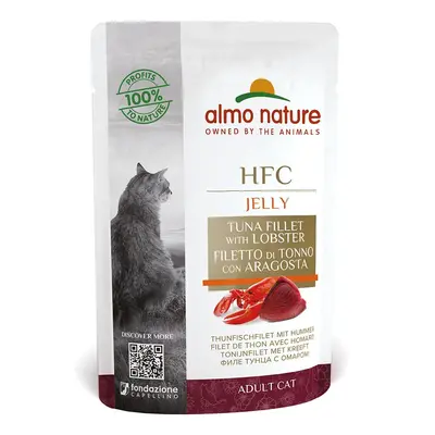 Almo Nature HFC Cuisine filet z tuňáka a humr 24 × 55 g