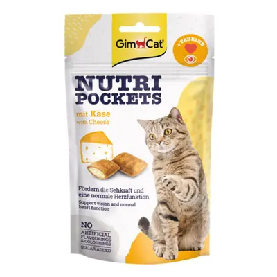 GimCat Nutri Pockets kapsičky se sýrem 6 × 60 g