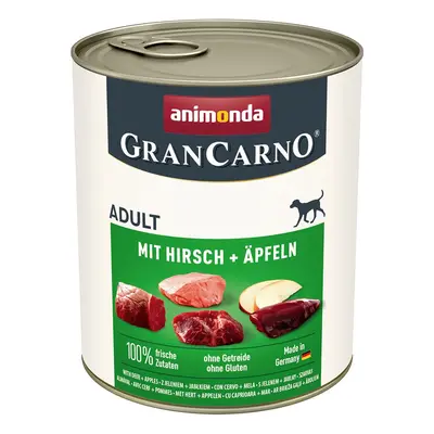 animonda GranCarno Adult jelení maso s jablky 6 × 800 g