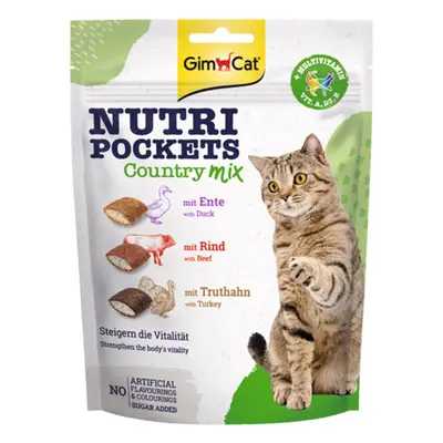 GimCat Nutri Pockets Country-Mix 10 × 150 g