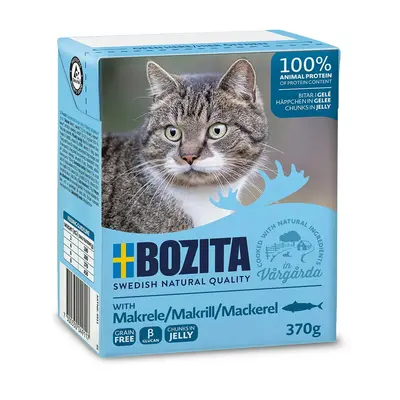 Bozita Tetra kousky v želé s makrelou 6 × 370 g: