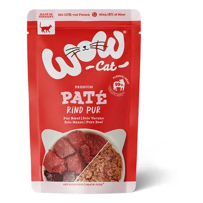 WOW CAT Adult čisté hovězí maso 12 × 125 g