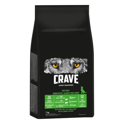 CRAVE Adult jehněčí a hovězí maso 7 kg