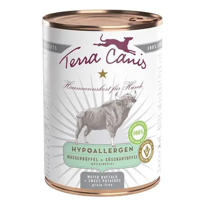 Terra Canis HYPOALLERGEN – vodní buvol s batáty 6 × 400 g