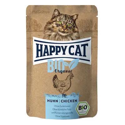 Happy Cat Bio Pouch kuře 12 × 85 g