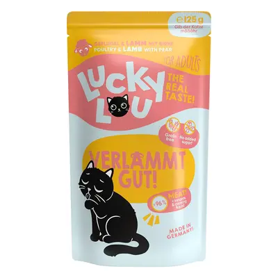 Lucky Lou Lifestage Adult drůbeží a jehněčí 16 × 125 g