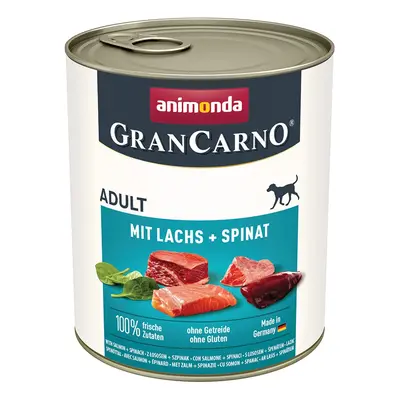 animonda GranCarno Adult losos se špenátem 6 × 800 g