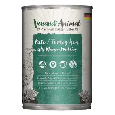 Venandi Animal krůtí maso jako jediný zdroj bílkovin 12 × 400 g