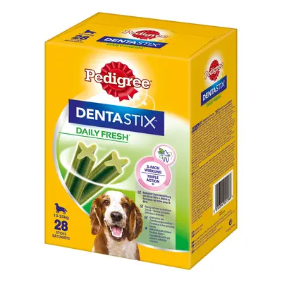 Pedigree DentaStix Fresh, 28 kusů Pro středně velké psy