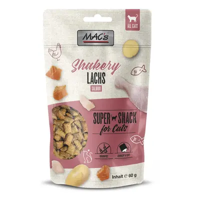 MAC's Cat Shakery Snacks losos 3 × 60 g