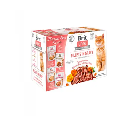 Brit Care Cat Flavour box filety v omáčce 24 × 85 g