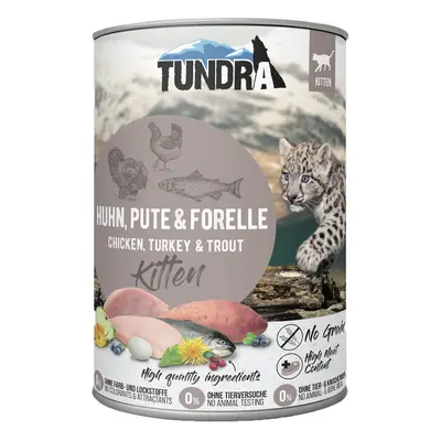 Tundra Cat Kitten kuře, krůta a pstruh 6 × 400 g