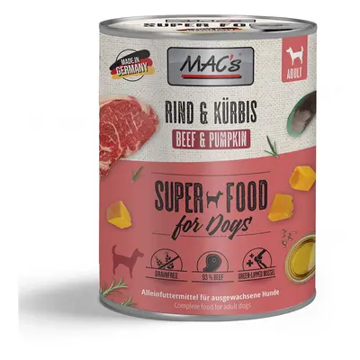 MAC's Dog hovězí maso a dýně 12 × 800 g