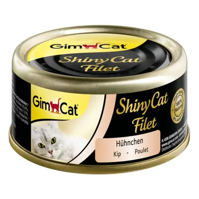 GimCat ShinyCat kuřecí filé, 6 x 70 g 6x70g