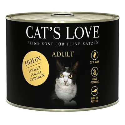 Cat's Love, Čisté kuřecí maso, lněný olej a kopřiva 6× 200 g