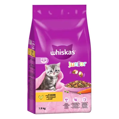 Whiskas Junior s kuřecím masem 1,9 kg