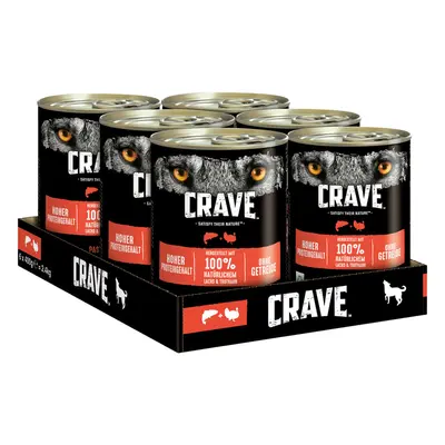 CRAVE konzerva s lososem a krocanem 12 × 400 g