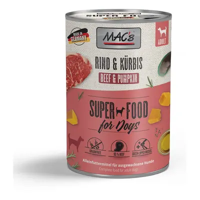 MAC's Dog hovězí a dýně 6 × 400 g