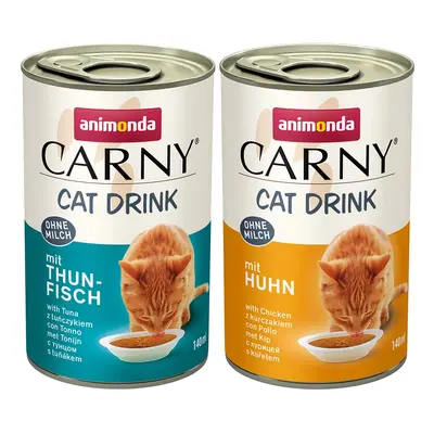 animonda Carny Adult Cat Drink kombinované balení 8x140 ml