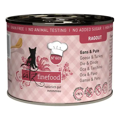 catz finefood Ragout No.603 husí & krůtí maso 6 × 190 g