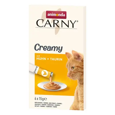 animonda Carny Adult Creamy kuře + taurin 6 × 15 g